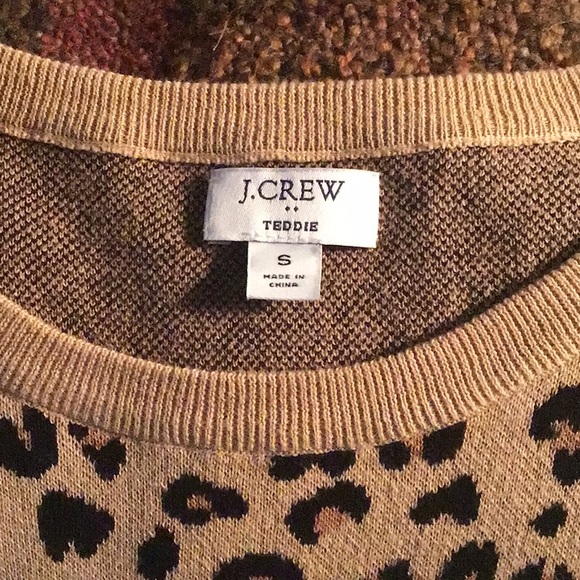 J. Crew leopard sweater - Picture 3 of 9